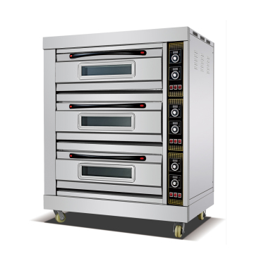 Factory Wholesale Electric Stainless Steel 3-Layer Pizza Toaster Ovens at Competitive Prices