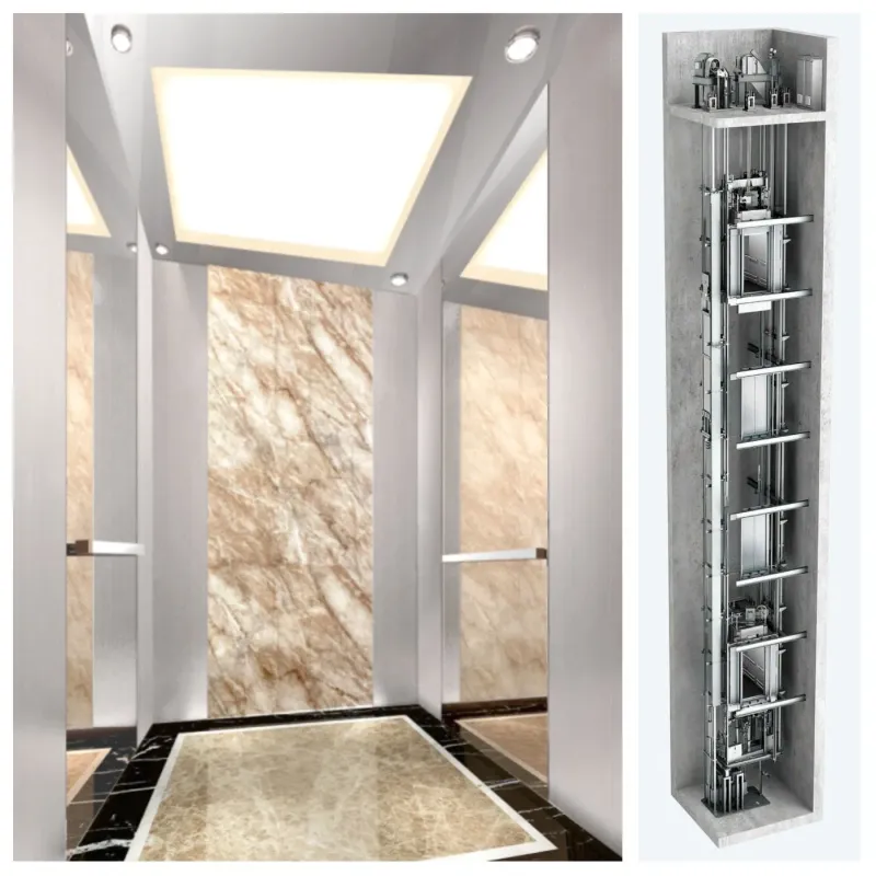 Low to Mid-Rise Passenger Elevator with/Without Small Machine Room