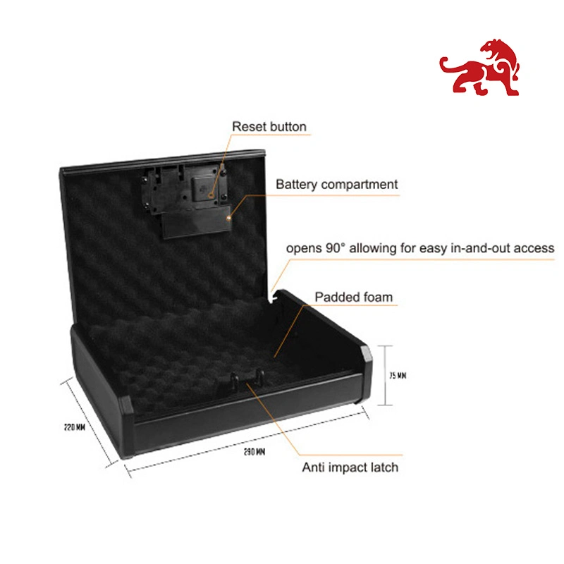 Tiger Fingerprint Gun Safe Pistol Safe for Storage Gun (HP-GGP)