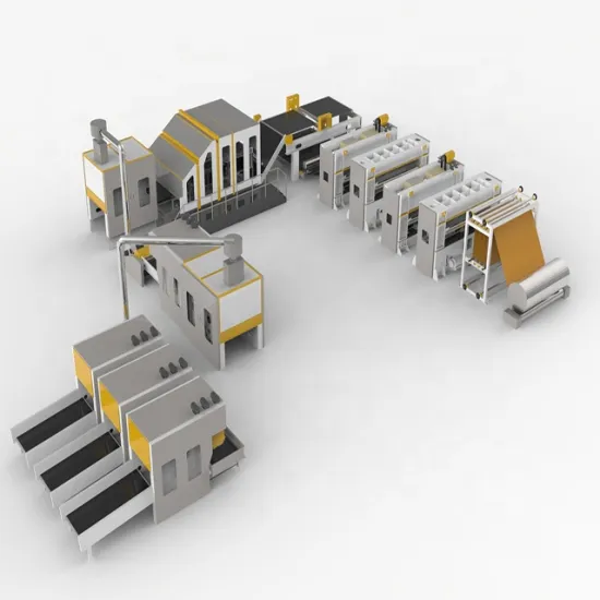 Pet Needle Punching Nonwoven Geotextile Fabric Production Line