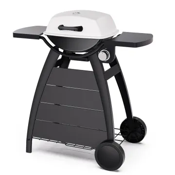 Balcony Gas Grill with Cooking Griddle Young White Color CE Certified