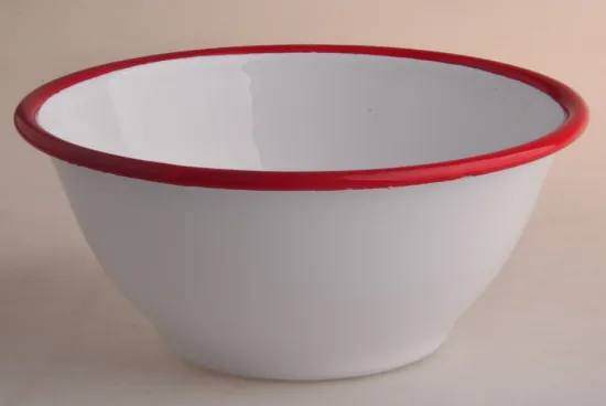 Purly Hand Made Food Safe Muticolor Enamel Metal Bowl