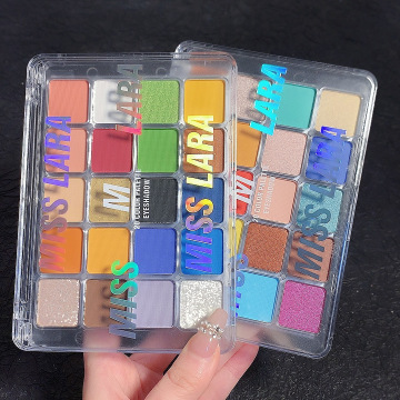 Aanpasbaar met hoge pigment matte glans cosmetica oogschaduwpalet met 20 naakt oogschaduwkleuren