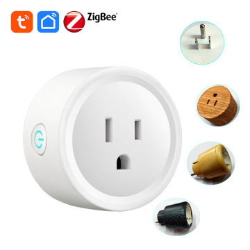 BSD01 US Smart Plug with Energy Monitor - Tuya Zigbee Mesh, 10A/16A Support, OEM/ODM Custom PCBA for Smart Home Products