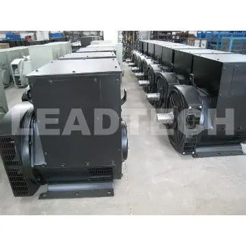 Double bearing brushless alternator / AC generator