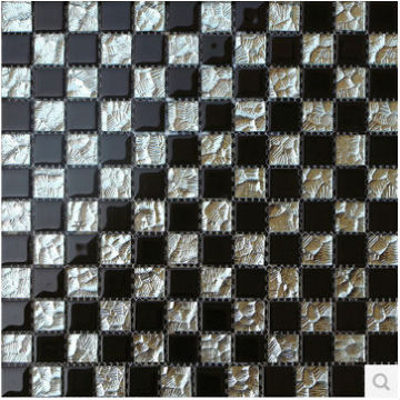 Crystal Mosaic Glass and Electroplate mosaic TA10