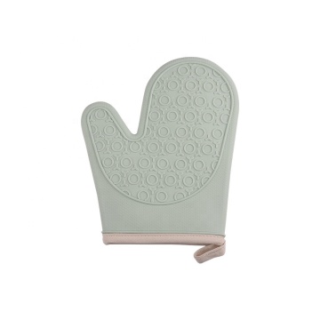 Dotted Non-Slip Silicone Oven Mitts for BBQ, Microwave, and Baking