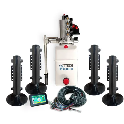 China Winnebago HWH Style View Auto Automatic Hydraulic Leveling Jacks for Motorhomes and RVs