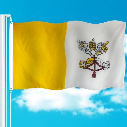 polyester custom marking 3x5 vatican flag printing