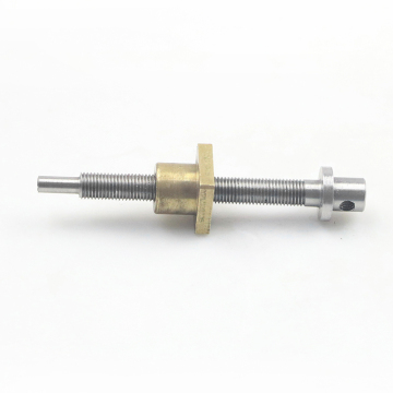 Diámetro 4 mm Paso 0,5 mm Tornillo de avance métrico