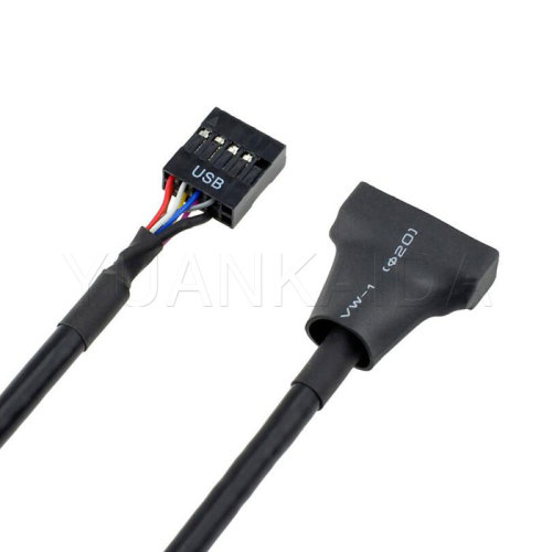 USB3.0 20-Pin to USB 2.0 9-Pin Cable