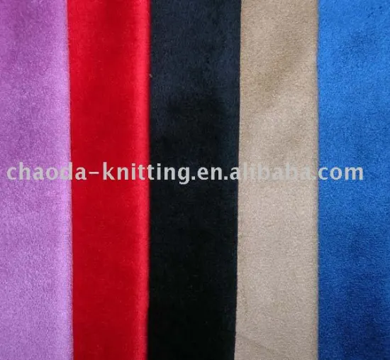 warp knitting/knitted fabric/suede fabric
