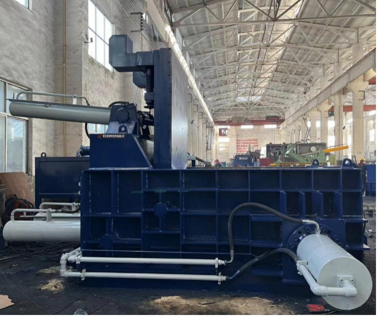 High Efficiency Horizontal Scrap Metal Baler Machine Press