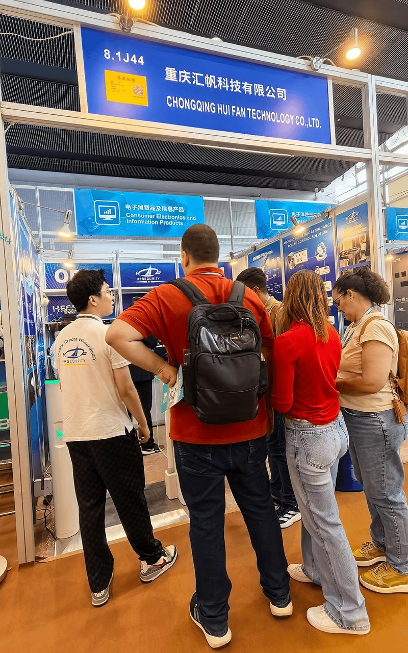 HFSecurity showcased advanced time and attendance access control solutions at the 138th Canton Fair