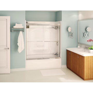 Modern Frameless Tempered Glass Wet Room Shower Enclosure