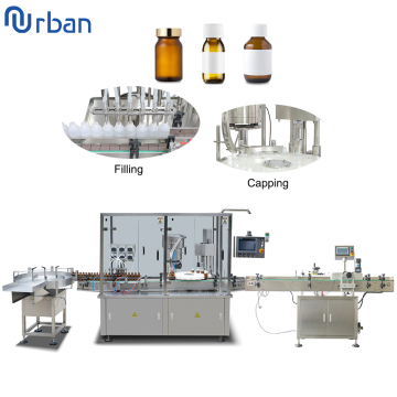 Automatic Bottle Washing, Filling, Capping, and Labeling Machine