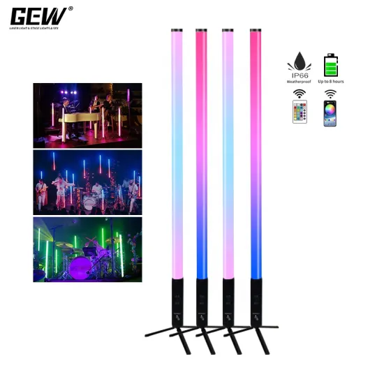 Wireless Battery-Powered DMX LED Pixel Tube Light for Stage Events
