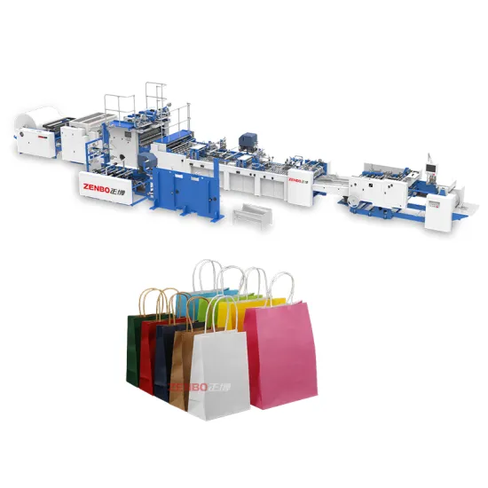 Fully Automatic Paper Bag Making Machine