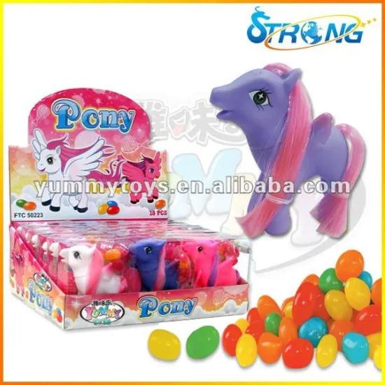 My Little Pony Toys with Sweet Candy in box