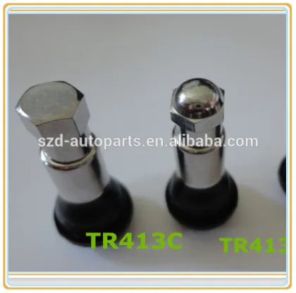 TR413C Passenger Auto Chrome-Sleeve Tire Valve / Auto Car Tire Valve / Auto Tire Valve