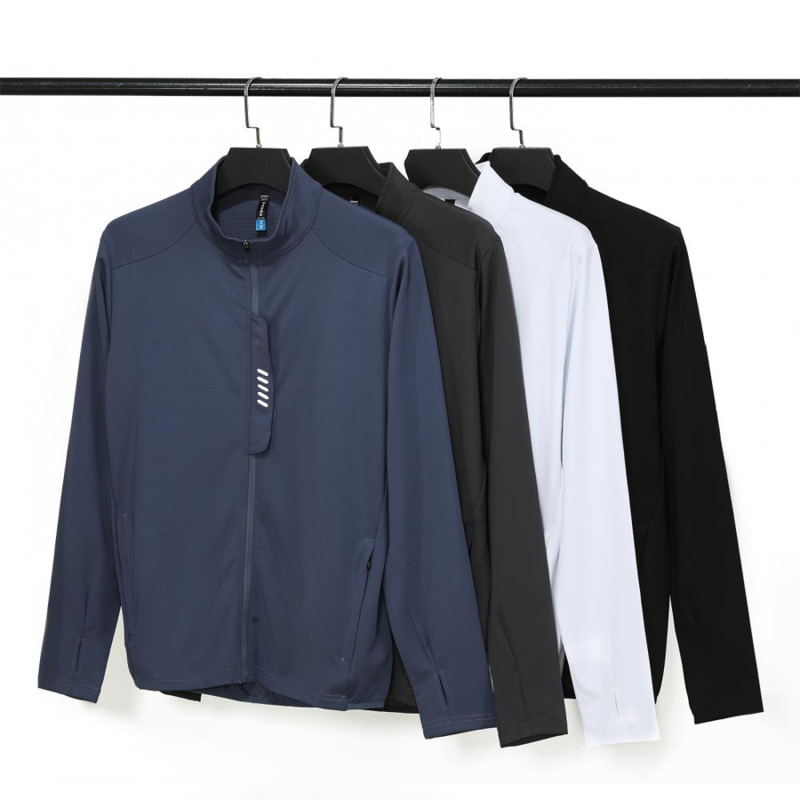 Men Running Jacket Training Zipper Jogging