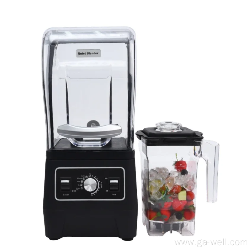 Quiet High Speed Blender With Mechanical Control