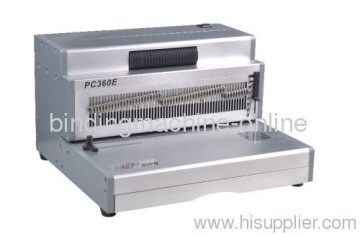 Selectable Punch Pins Electric Coil Binding Machine 