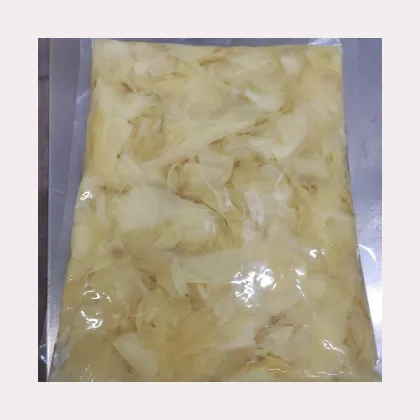 Wholesale Japanese-Style White Ginger Pickled Sushi Ginger