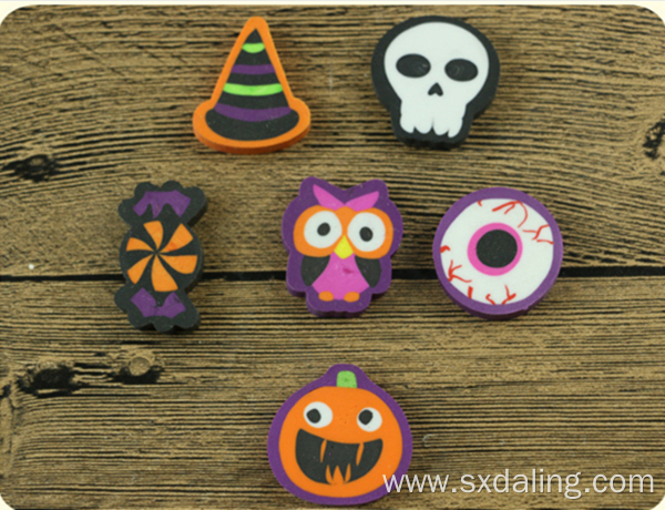 Novelty Halloween Pumpkin Shaped Eraser