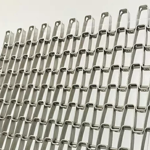 Stainless steel flat wire mesh conveyor belt