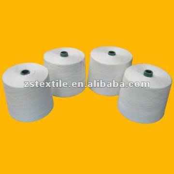 100%raw white spun sewing polyester yarn for sewing thread
