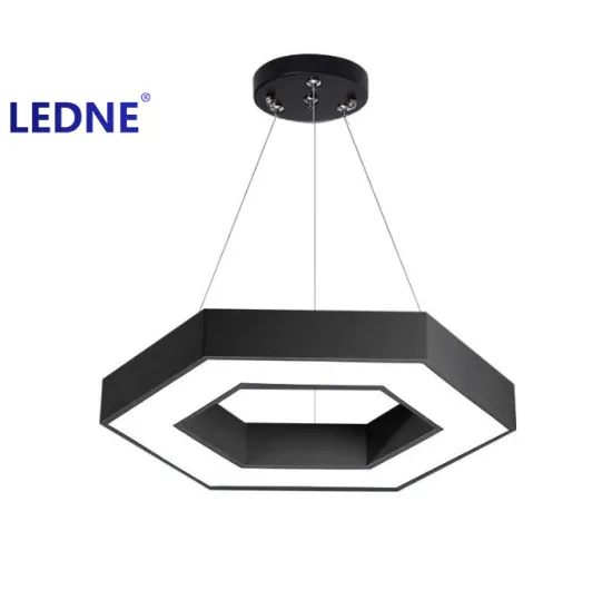 LED Pendant Lamps: Hexagonal, Creative Splicing, Special-Shaped for Office, Gymnasium, and Internet Cafe Lighting