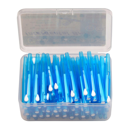 60Pcs/Pack Push-Pull Soft Gum Interdental Brush 0.7mm Gum dental floss Between Teeth Wire Brush Toothbrush Oral Care Toothpick