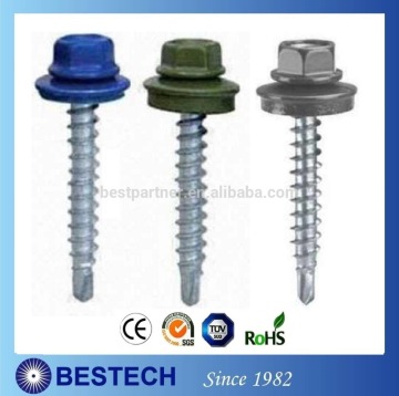 Hexagon Head Metal Roofing Screw and Metal Roof Screw Washers