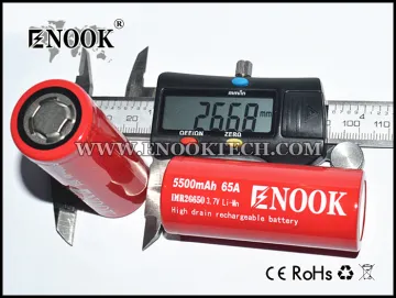 Enook 3.7V 5500mAh 18650 Battery