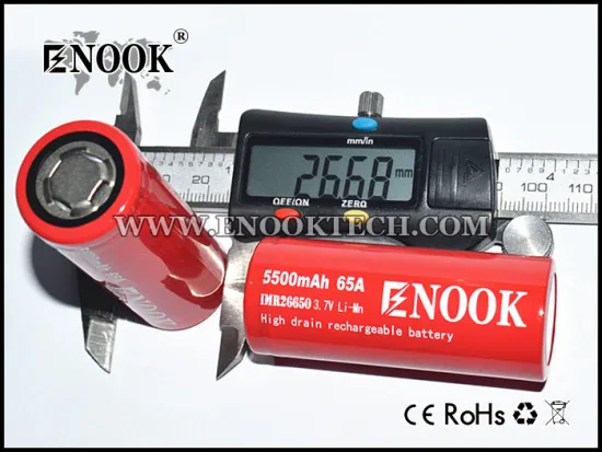 Enook 3.7V 5500mAh 18650 Battery