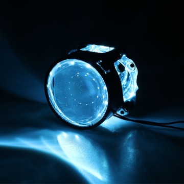 12V RGB LED 360° Adjustable Car Light Bar - White, Yellow, Purple