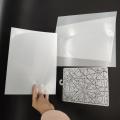 Kek şablonu sütlü beyaz mylar film boş sayfa
