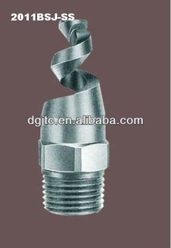 stainless steel spiral spray nozzle