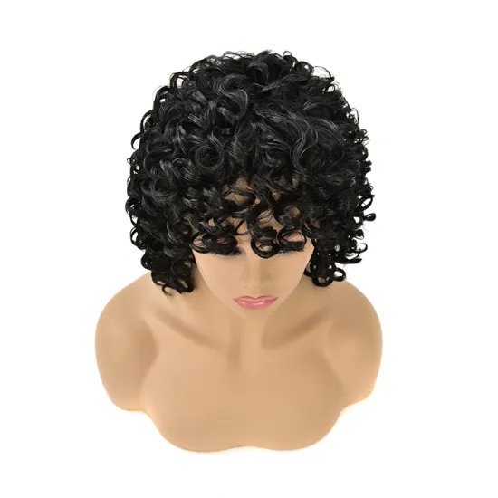 Hot sale African Natural Synthetic curly hair For  Women
