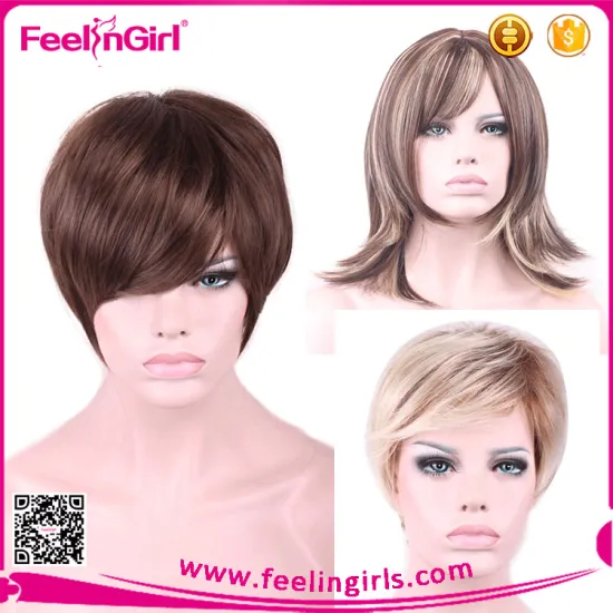 Wholesale Cheap Human Hair Full Half Lace Blonde Wig