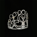 Coroa da venda por atacado da tiara das pérolas da beleza da representação histórica