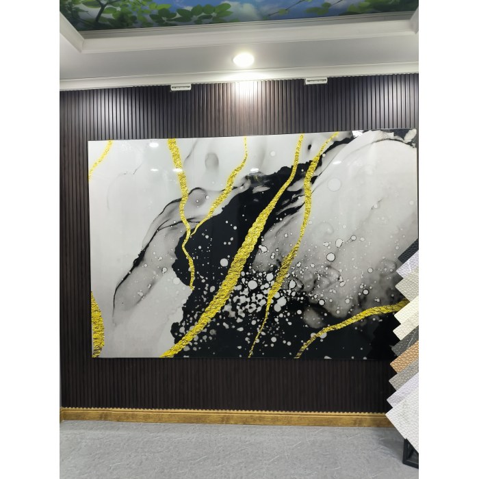 UV được chữa khỏi bằng đá cẩm thạch chống cháy không thấm nước 3H Độ cứng Nội thất