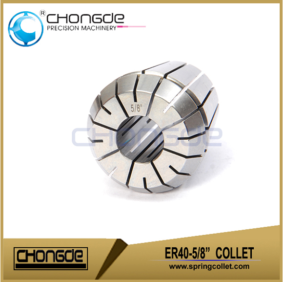 جودة عالية ER40-5 / 8 &quot;Collet Clamping Range 0.625&quot; -0.585 &quot;