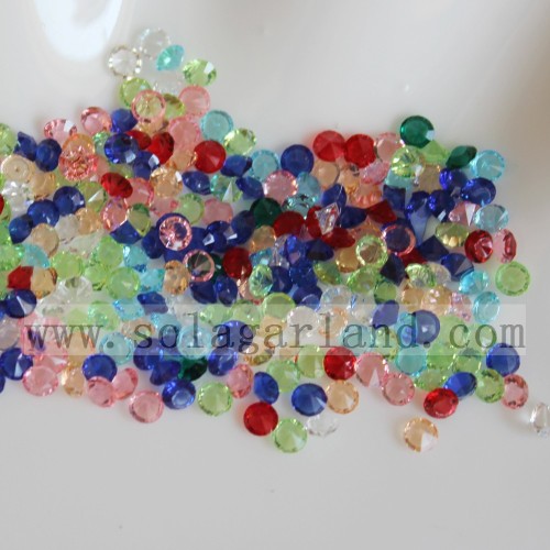 Wedding Table Confetti Resin Crystal Diamond Beads 3MM