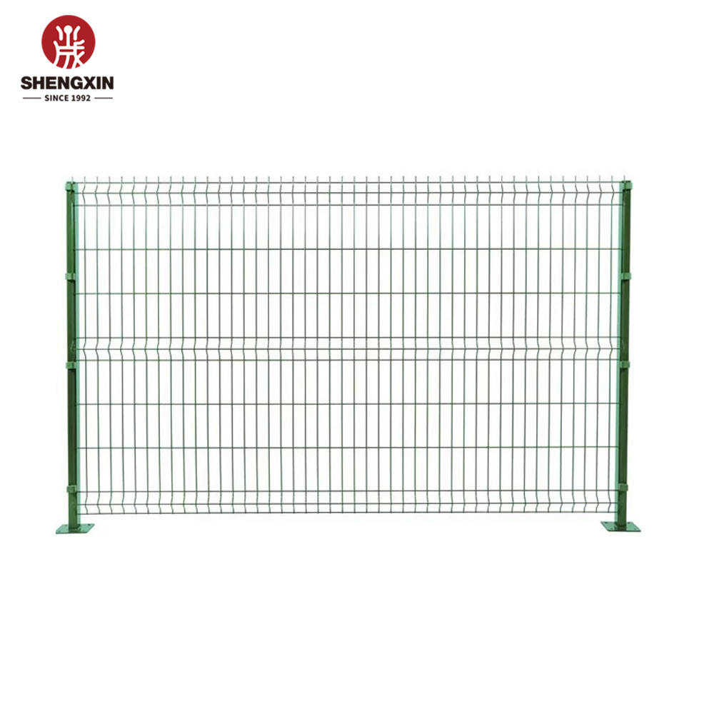 PVC o recubrimiento en polvo de una valla de malla de alambre de 4 mm