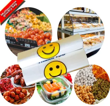 Polythene Grocery Plastic Bags with Handles