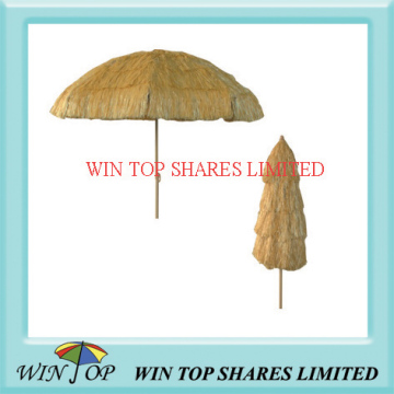 36" PP Straw Hawaii Beach Umbrella