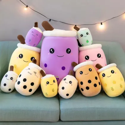 24cm Smiley Boba Milk Tea Plushie: The Ultimate Soft Toy for Boba Tea Lovers