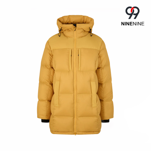 Jaqueta de inverno feminina com isolamento de caixa horizontal